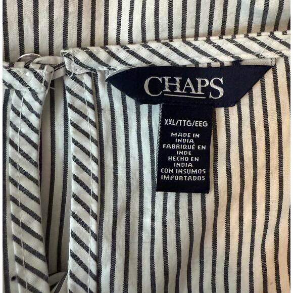Chaps Bell Sleeve Striped Dress XXL - Picture 7 of 8